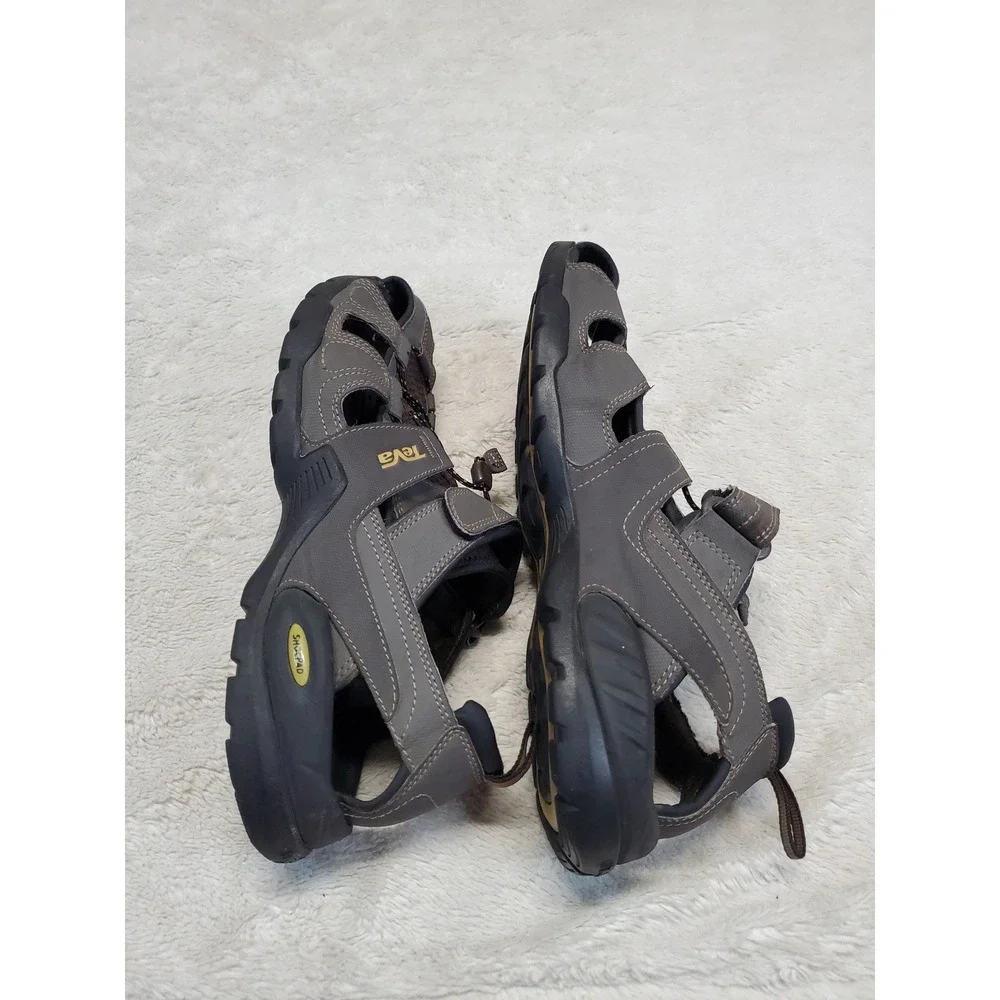 Teva Forebay Brown Shoes Sandals Men 11 Gorp Casual Outdoor Hiking Fisherman